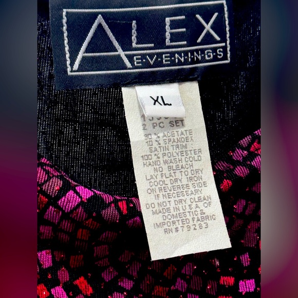 2piece set by Alex Evenings size XL - Picture 4 of 5